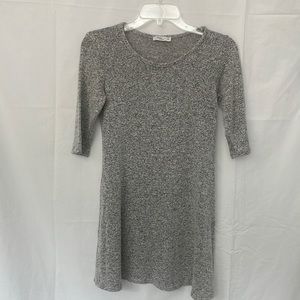 XL cotton dress, gray/white/black mixed coloring